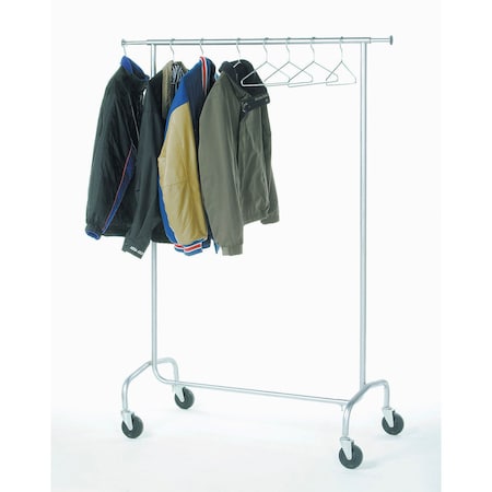 Global Industrial 65-1/2H Mobile Chrome Coat Rack, Hangers Sold Separately 506584